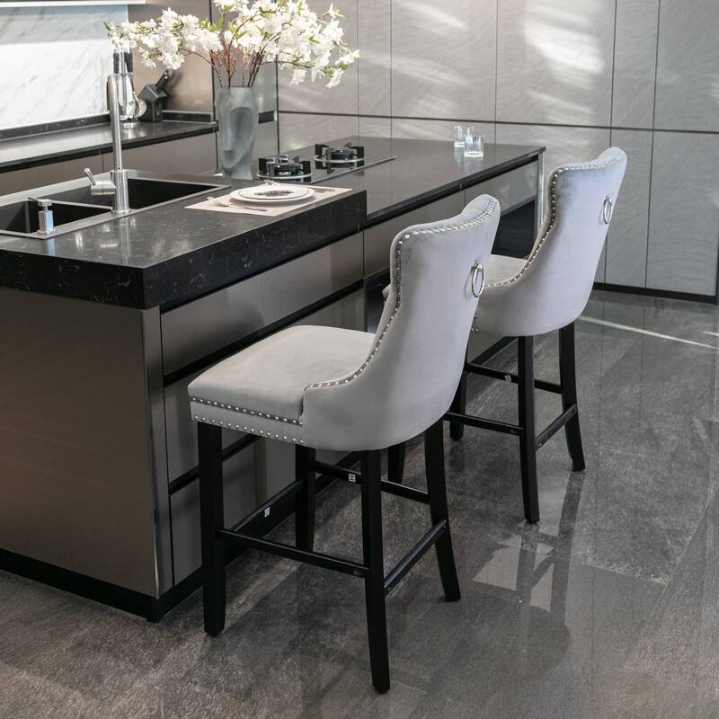 Leisure Style Bar Chairs,Set of 2