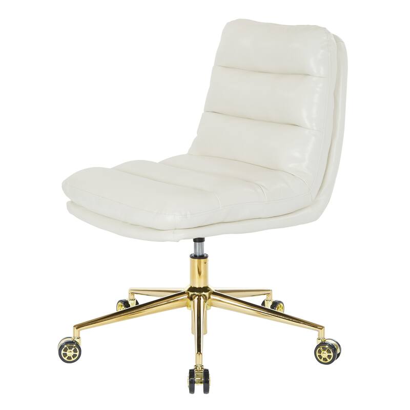 Legacy Swivel Office Chair in Faux Leather