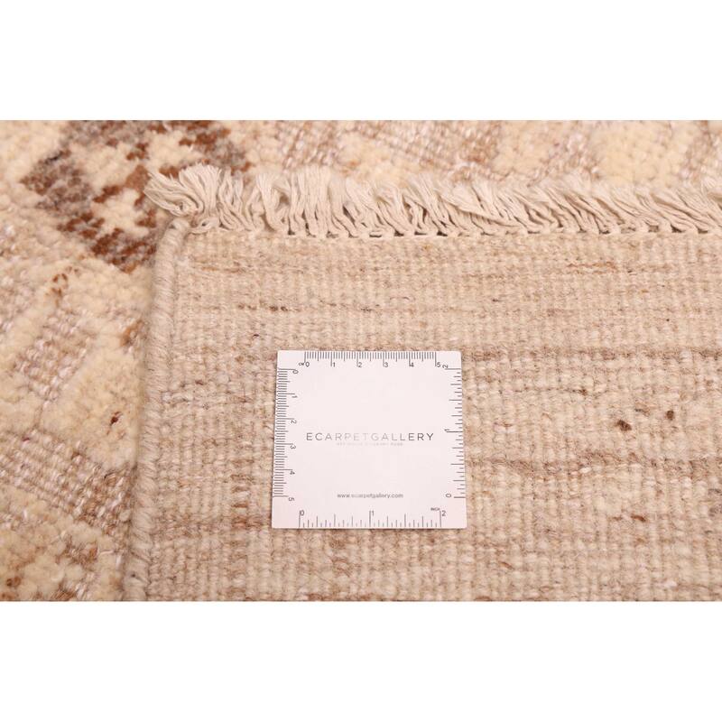 ECARPETGALLERY Hand-knotted Tangier Beige Wool Rug - 8'2 x 10'8