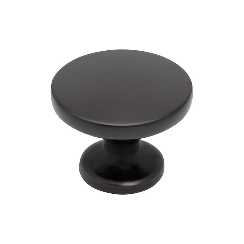 Utopia Alley Emme Cabinet Ring Pull Knob - Decorative Cabinet Drop Pull Knobs for Cabinets and Drawers, Pull Knobs 1.14" - 1 pack - Matt Black