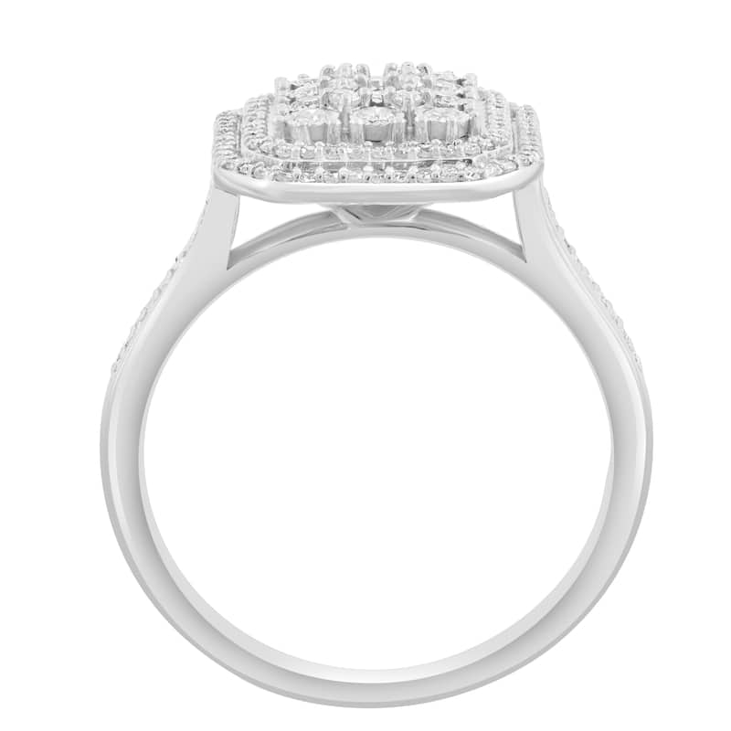 Effy 925 Sterling Silver Diamond Ring