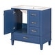 preview thumbnail 33 of 47, 30" Bathroom Vanity, Bathroom Cabinet with Sink Combo Set, Bathroom Storage Cabinet with a Soft Closing Door and 3 Drawers