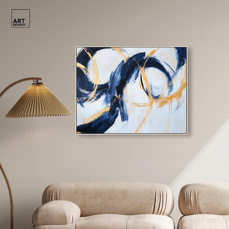 Bold Whirl II Canvas by Art Remedy