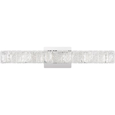 Garcelle Integrated LED Polished Chrome Bath Light