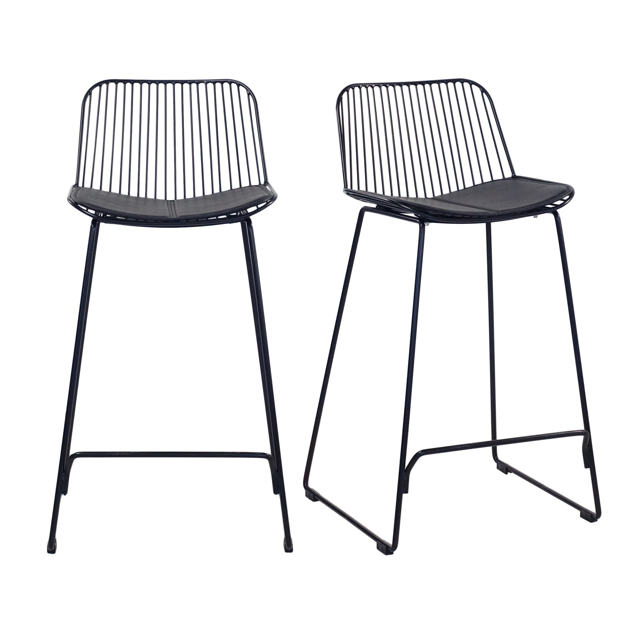Black low stool deals