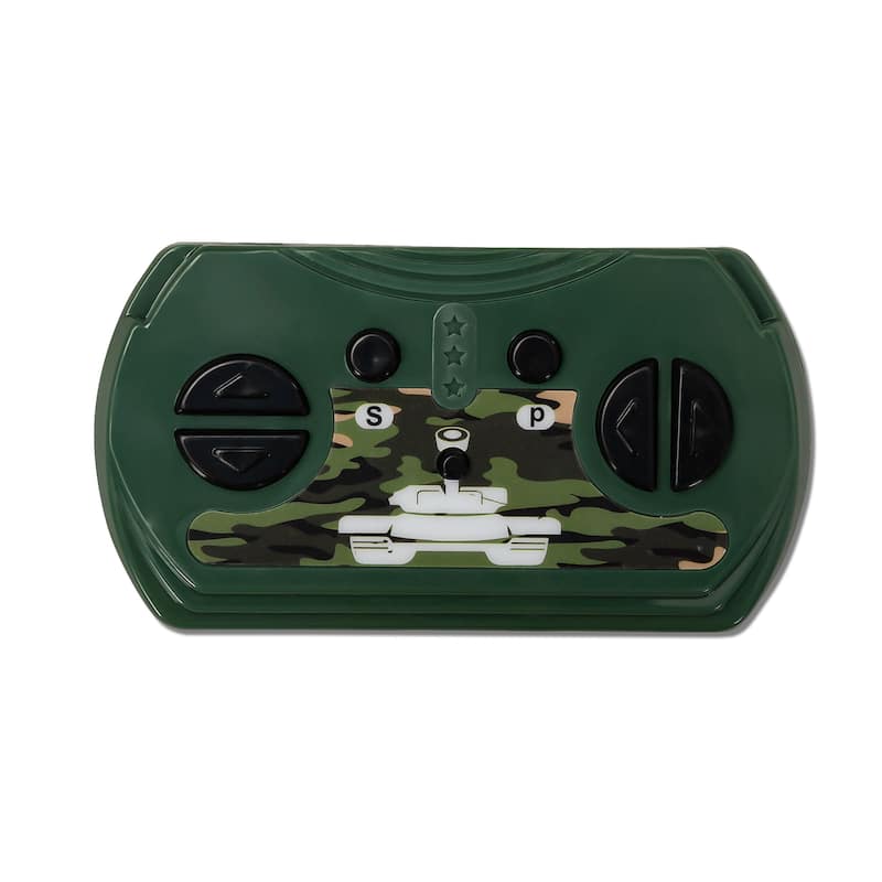 Ride-On Military Tank Ride On Car for Kids, 24V with Fighting Cannon, Rotating Turret, and Remote Control, for 3-8 Years Old