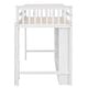 preview thumbnail 15 of 16, Multi-Functional Twin Size Loft Bed with 8 Open Storage Shelves and Built-in Ladder, Space Saving, Solid Construction, Gary