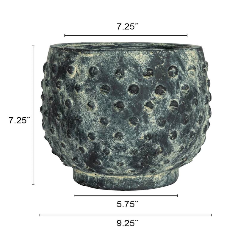 Distressed Hobnail Planter