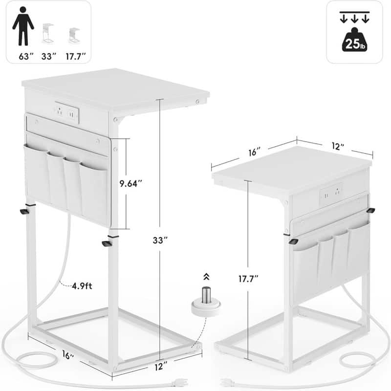 Small Sofa Table Laptop Couch Desk