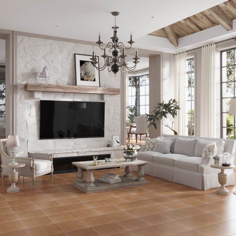 Citadel 13x13 Rustic Terracotta Porcelain Plain Wall and Floor Tile (10.76 sq ft/case) - 8 Pack