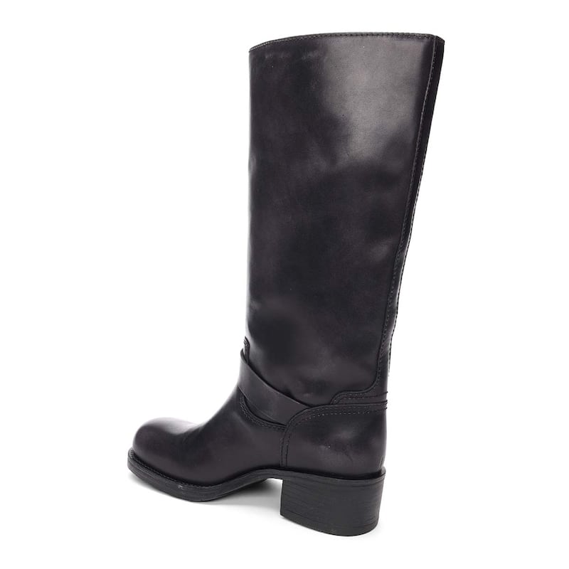 ASH Trinidad Tall Leather Harness Boot