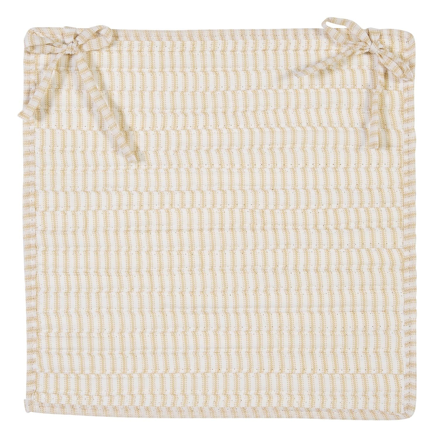 Ticking stripe deals chair pads