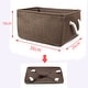 preview thumbnail 27 of 26, Canvas Toy Bins for Laundry Clothes Storage Home Organizer Chocolate Color M