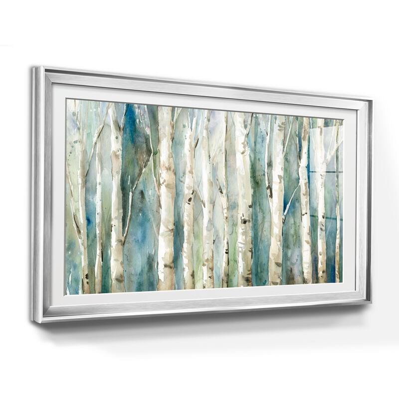 Birch River Walk- Premium Gallery Framed Print - Ready to Hang