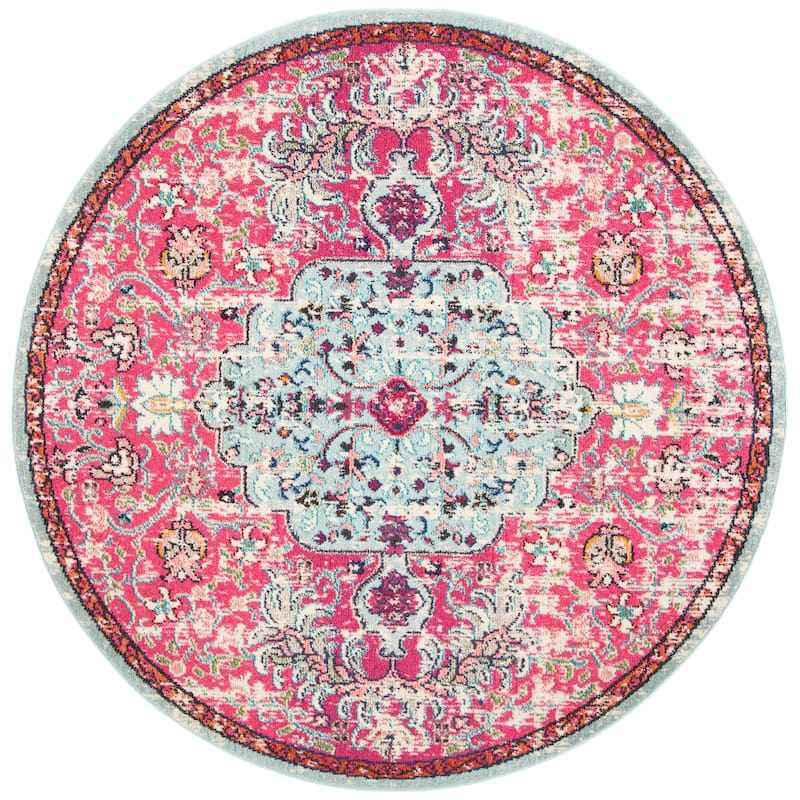SAFAVIEH Madison Sabire Boho Medallion Distressed Rug