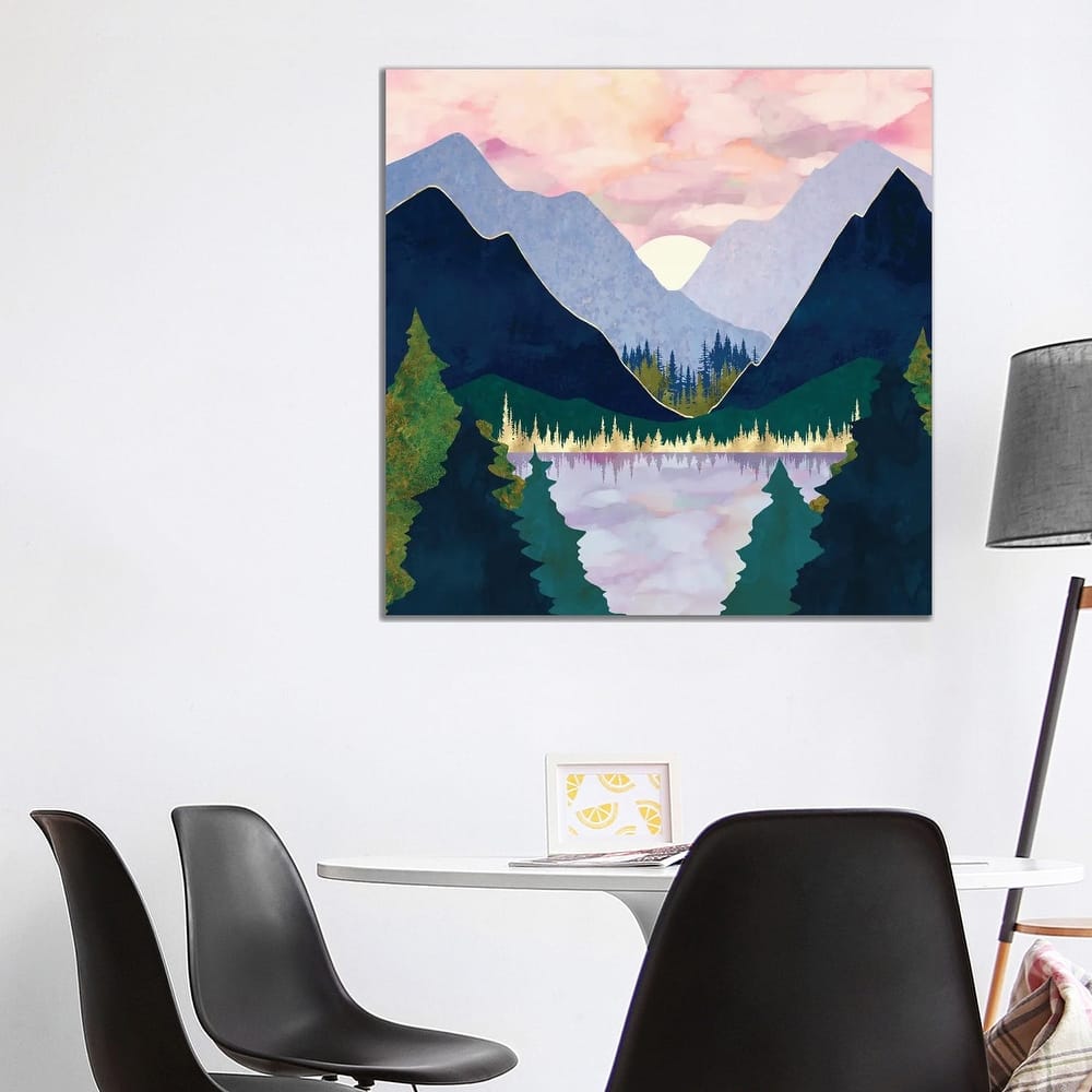 iCanvas "Winter Mountain Lake" by SpaceFrog Designs Canvas Print