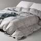 preview thumbnail 7 of 10, KASENTEX Down Comforter - Goose Duck Winter Warmth Down Comforter - Down and Feather Filling - Cotton Cover Duvet Insert California King - Grey
