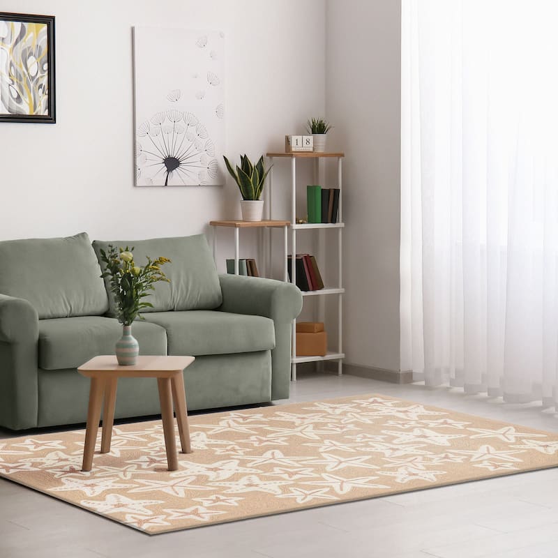 Liora Manne Capri Starfish Indoor/Outdoor Rug