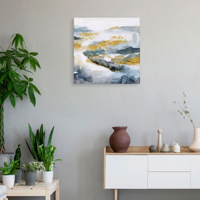 Golden Estuary by Nan Canvas Art Print