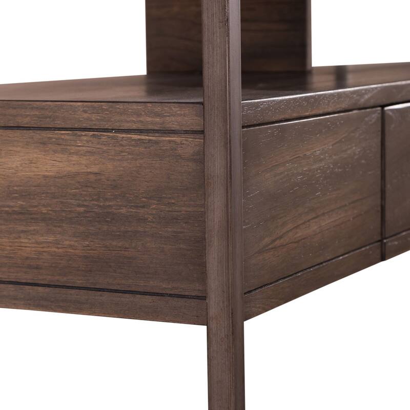 Jamestown Tobacco Brown Sofa Console Table 48 Inches