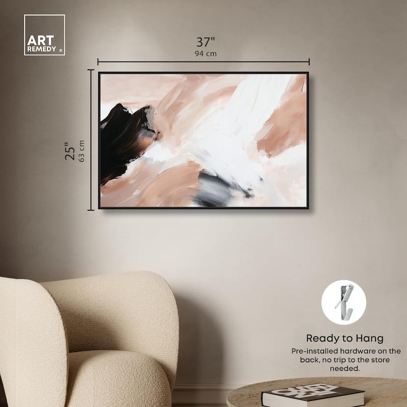 Swirls of Cream I Canvas by Art Remedy