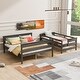 preview thumbnail 14 of 22, Twin XL over Queen Bunk Bed with Solid Wood Frame & Convertible Design