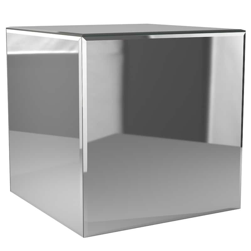 Allan Andrews Silver Orchid Barrett Cube Table - 16 x 16 x 16