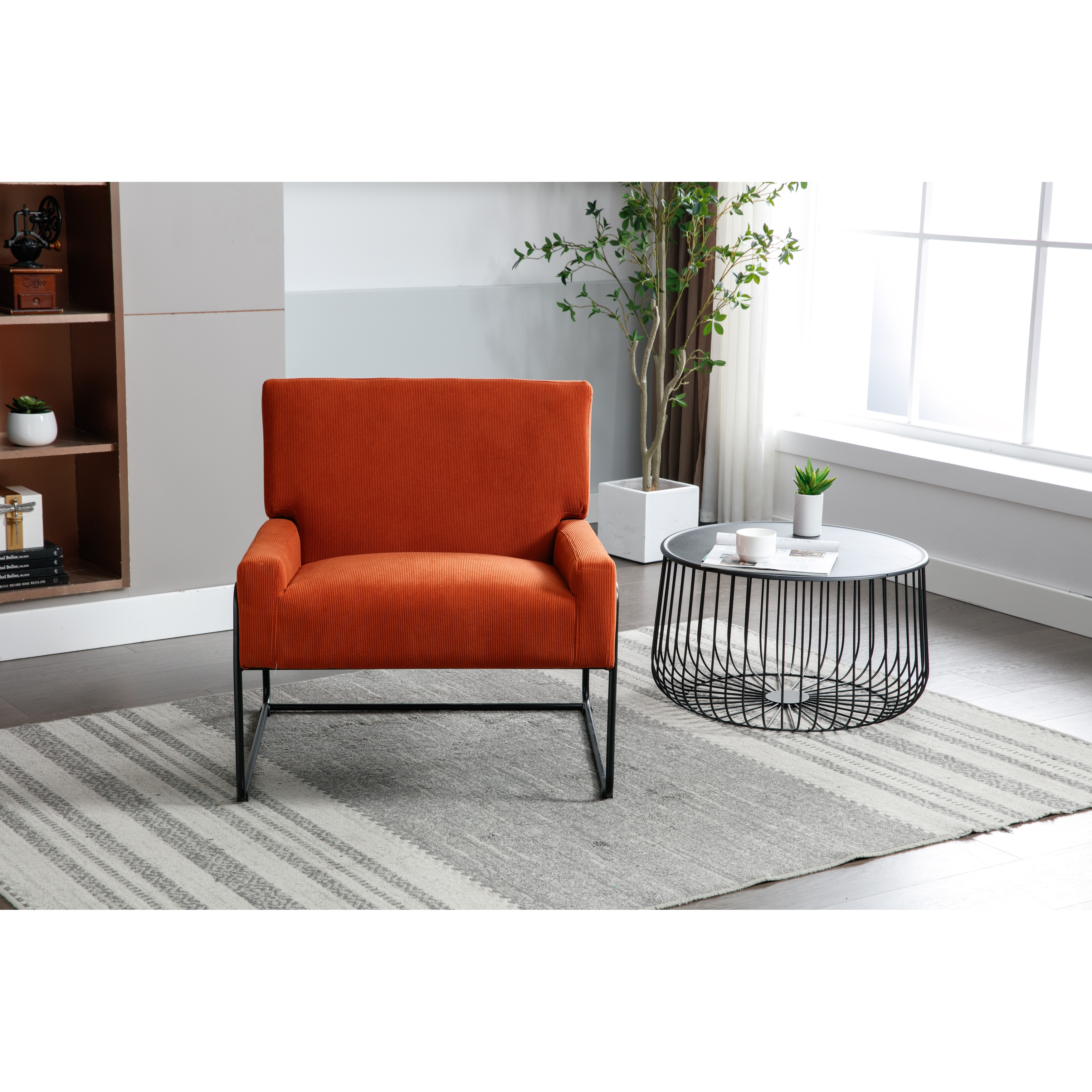 Red and black accent chair sales
