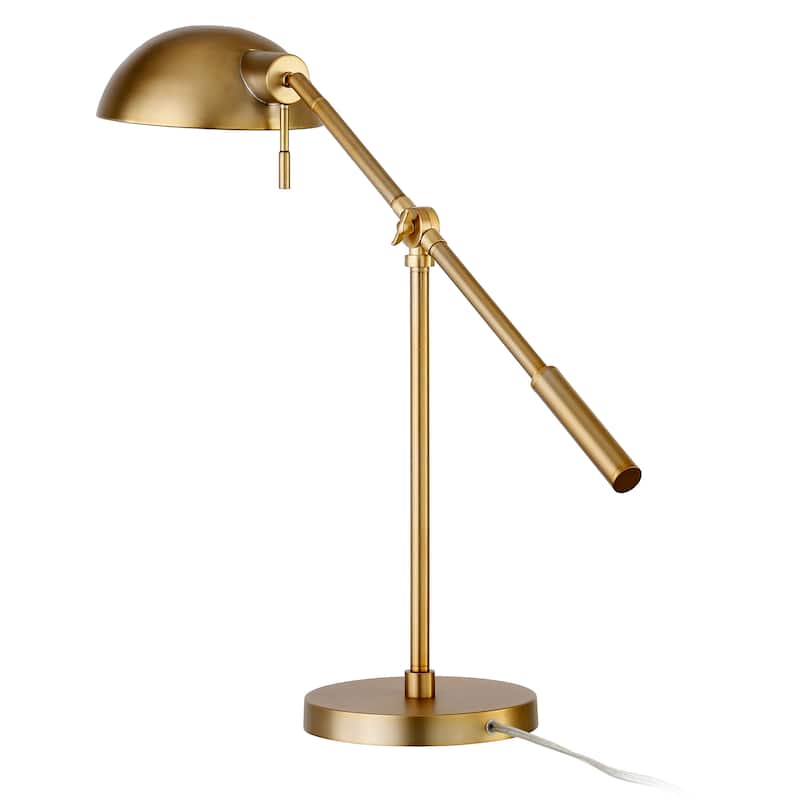 Dexter 23.25" Tall Boom Arm Table Lamp with Metal Shade