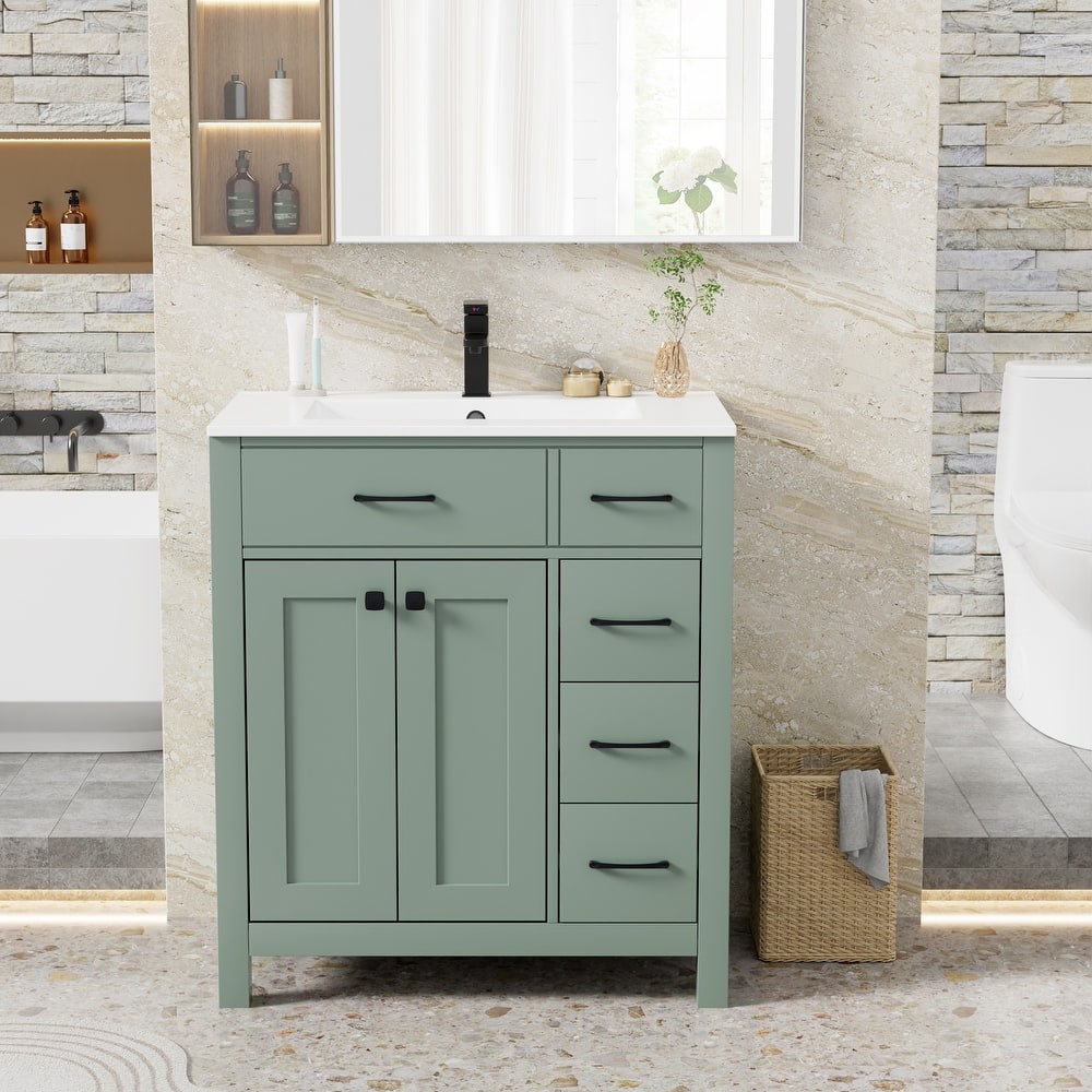 Bathroom Vanity with Sink & Faucet