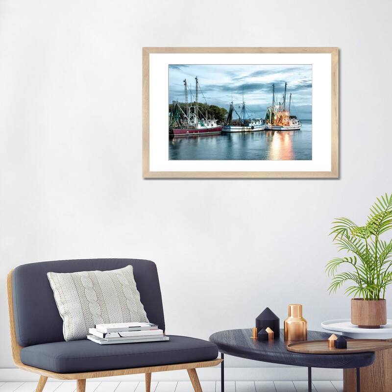 iCanvas "The Shrimping Fleet" by Danny Head