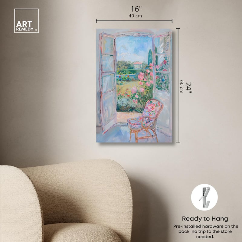 Whispers of Giverny Canvas by Art Remedy, Gallery Wrapped