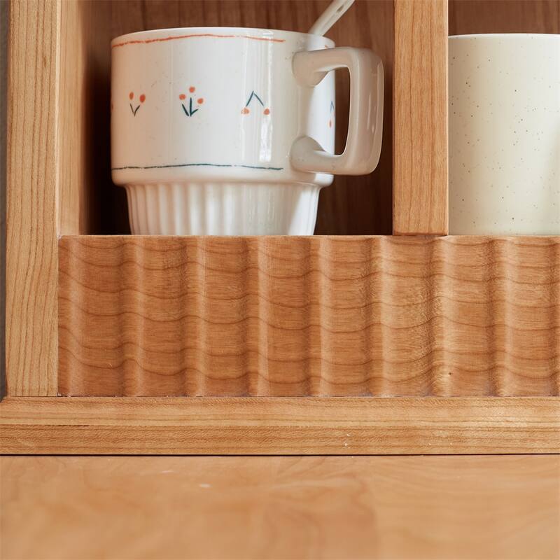 Solid Wood Storage Rack,European Solid Wood Kitchen Table Cup Holder