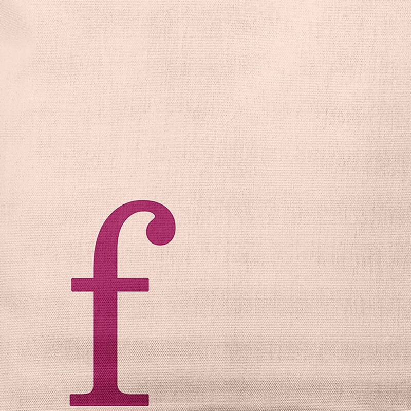 Modern Monogram Indoor/Outdoor Throw Pillow-F