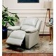 preview thumbnail 3 of 37, Charleston Leather Gel Glider Rocker Recliner by Greyson Living
