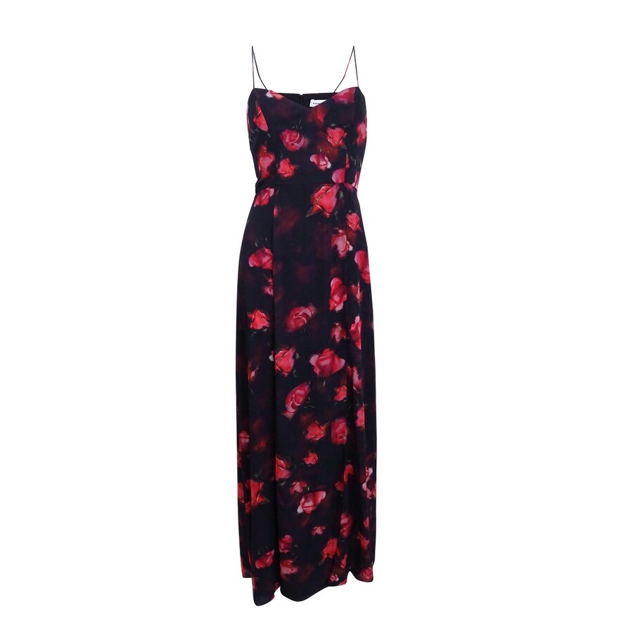 Shop Fame And Partners Women S Printed Tie Back Dress Cherry