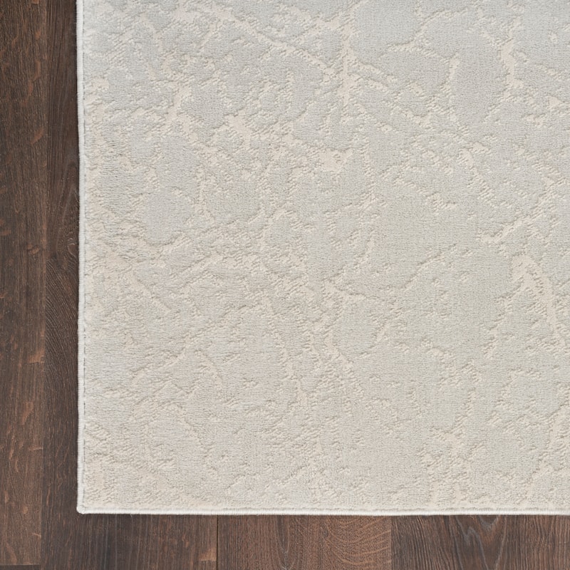 Nourison Lillian Indoor only Grey Abstract Area Rug