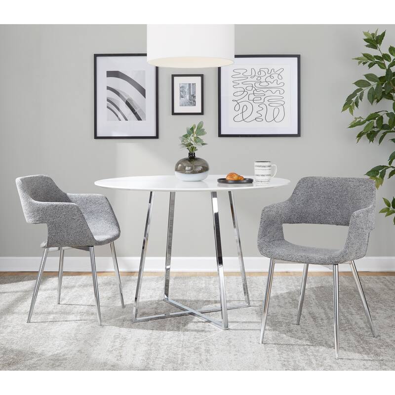 Porch & Den Vallen Dining Chair with Metal Legs (Set of 2)
