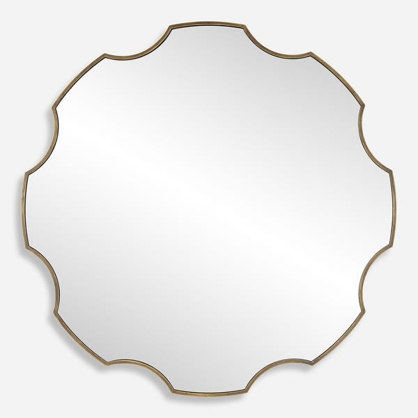 slide 2 of 6, Uttermost 09976 Gearing Up 39-3/8" Diameter Specialty Framed Bathroom Bronze