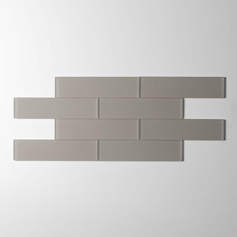 2 in. x 8 in. Glass Subway Wall Tile