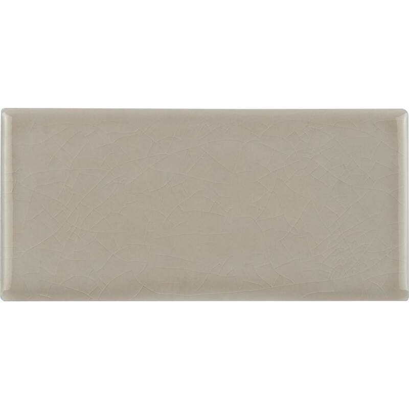 Ackland AKM-C-3X6TLG-CA 3" x 6" Ceramic and Porcelain Solid Wall Tile - Chapel Frost