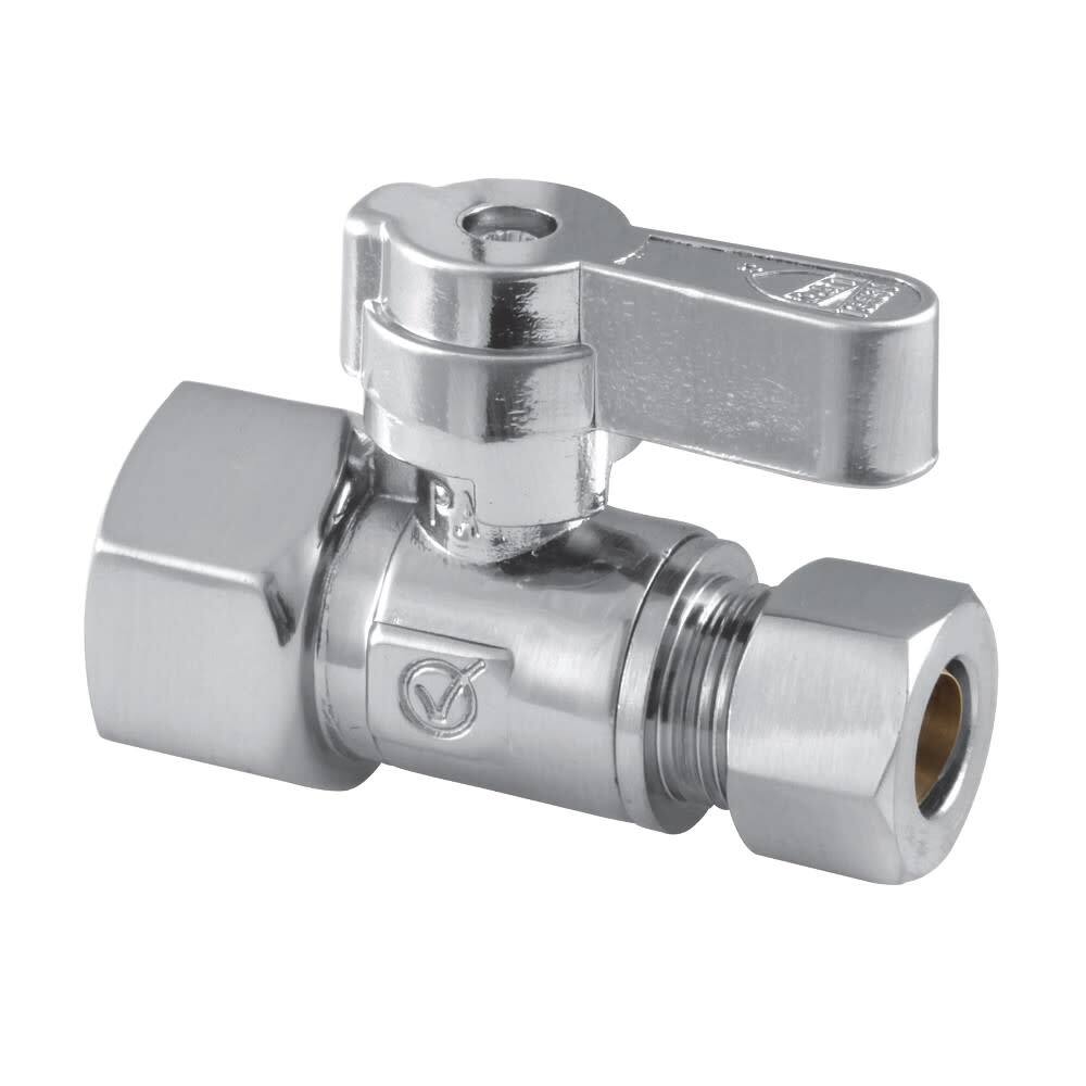 Kingston Brass 1-5/8" High Straight Stop Valve