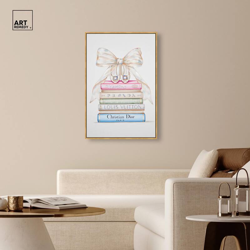 Heel and Luxury Books I Canvas by Art Remedy