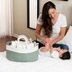 preview thumbnail 2 of 19, Large Portable Baby Diaper Caddy Organizer Nursery Storage Bin and Car Travel Basket by Comfy Cubs