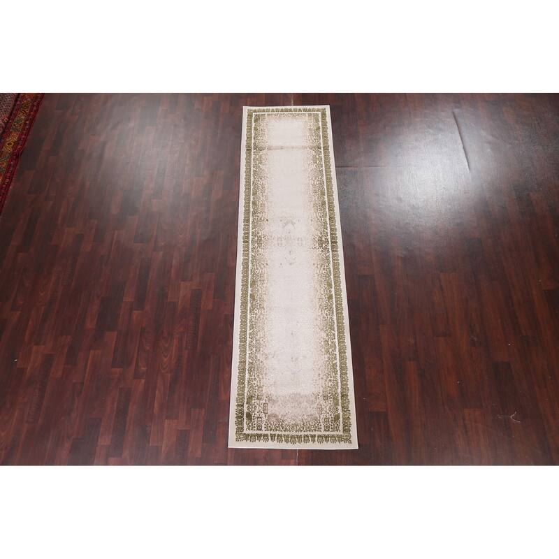 Turkish Geometric Damask Transitional Oriental Rug Home Decor Carpet