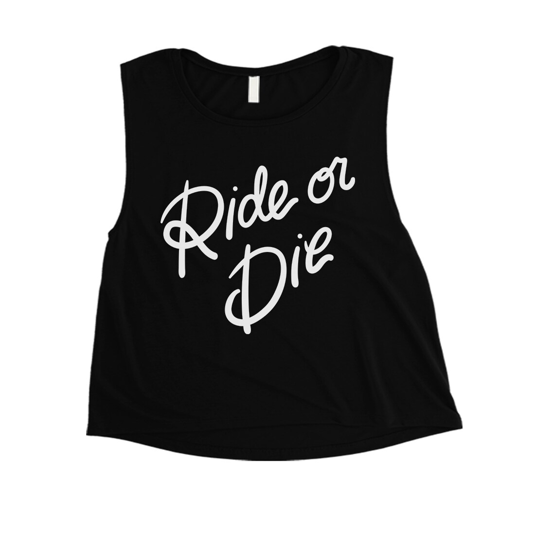 Shop 365 Printing Ride Or Die Womens Black Cute Workout