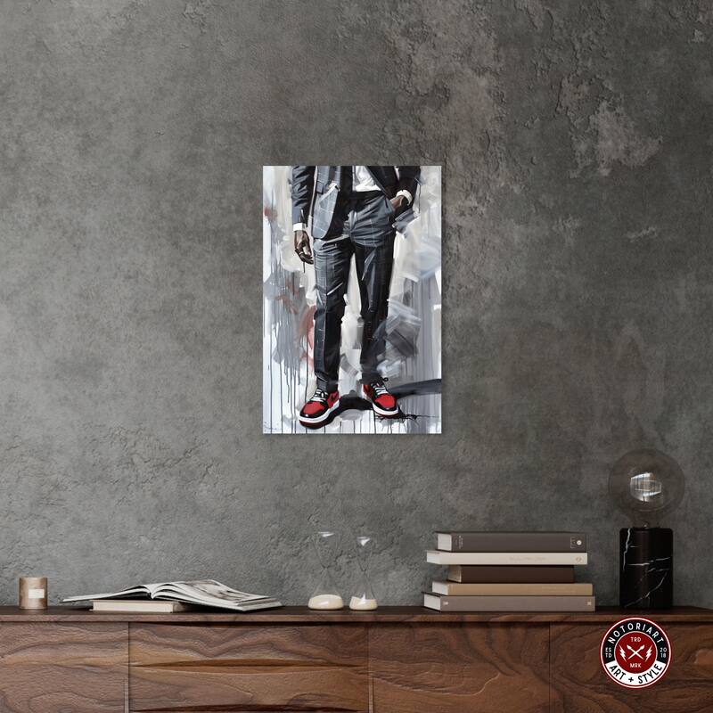 Notoriart Man Of Style Ii Gallery Wrapped Men Style 1 Piece Canvas Wall Art