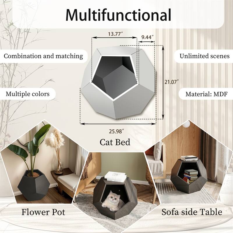 Cat Kennel Side Table