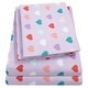 preview thumbnail 1 of 4, Hearts Sheet Set by Sweet Home Collection - Multi FULL - 4 Piece