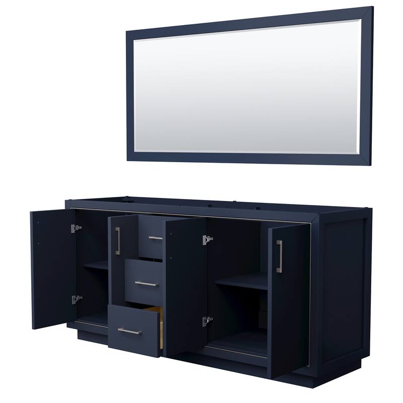 Wyndham Collection WCF1111-72D-CX-M70 Icon 71" Double Free Standing